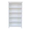 International Concepts Shaker Bookcase, 60"H, White SH08-3226A - alternate 3